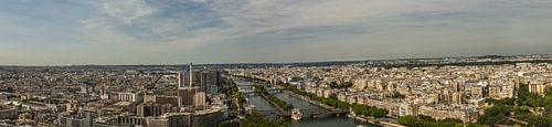 Panorama van boven van de Seine