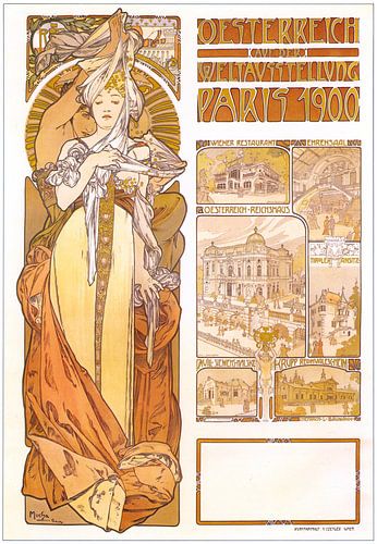 Paris 1900 by Alphonse Mucha