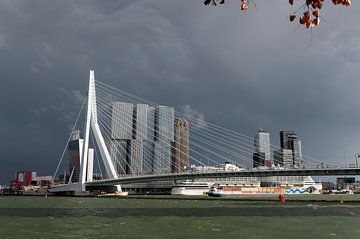 Storm over Rotterdam van Richard Wareham