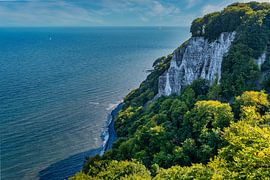 A view from the Koenigsstuhl rock formation on the Baltic Sea by Andreas Völkel