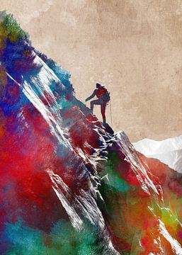 Mountaineer sport art #sport sur JBJart Justyna Jaszke