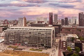 Rotterdam von der Laurenskerk von Ilya Korzelius