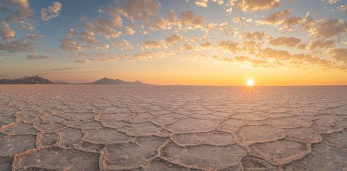 Bonneville Salt Flats, Magische Zonsopkomst