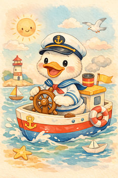 Un capitaine en mer