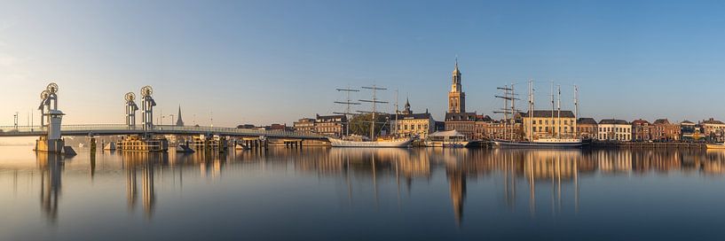Skyline von Kampen Panorama #2 von Edwin Mooijaart