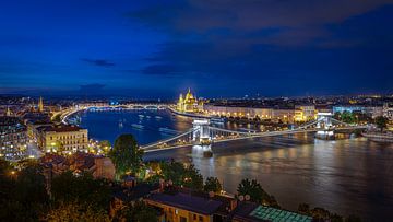 Panorama van Boedapest van Rainer Pickhard