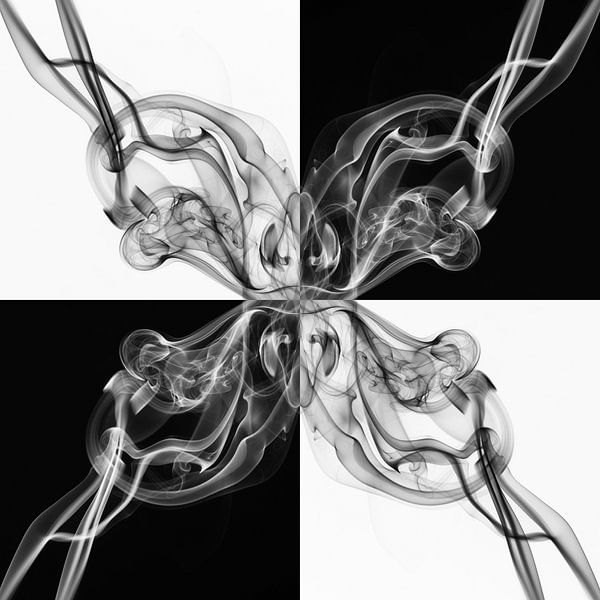 Abstract zwart wit by Elles Rijsdijk