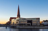 Der Stadthafen in Rostock am Morgen von Rico Ködder Miniaturansicht