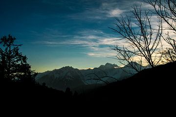 Blauwe Luchten Franse Alpen van Kimberly de Pater