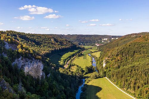 Beuronklooster in het natuurpark van de Boven-Donau