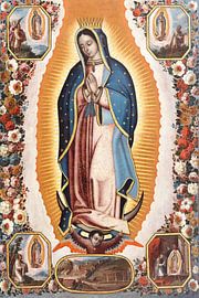 Antonio de Torres – Jungfrau von Guadalupe (um 1720) | Religiöse Volkskunst von Timeless Artworks