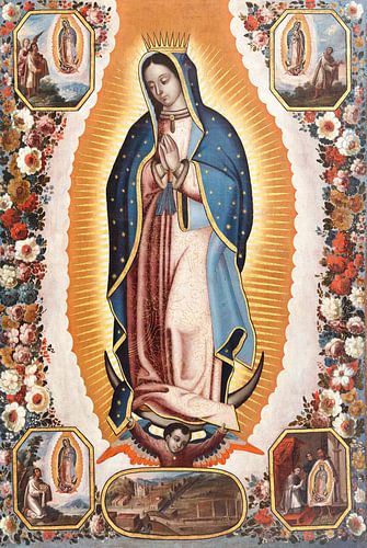 Antonio de Torres – Virgin of Guadalupe (c. 1720) | Religious Folk Art