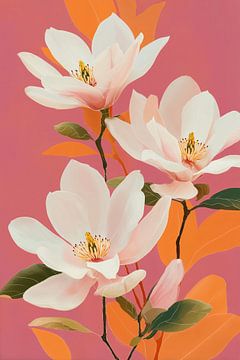Magnolias in Pink no. 2 by Studio BB