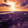 Rotterdam depuis l'Euromast sur Hans de Waay