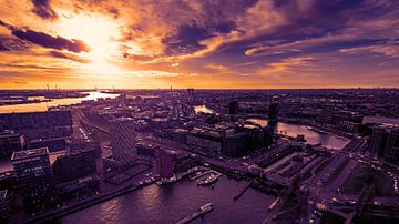 Rotterdam from the Euromast by Hans de Waay