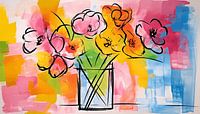 Vibrant Floral Burst