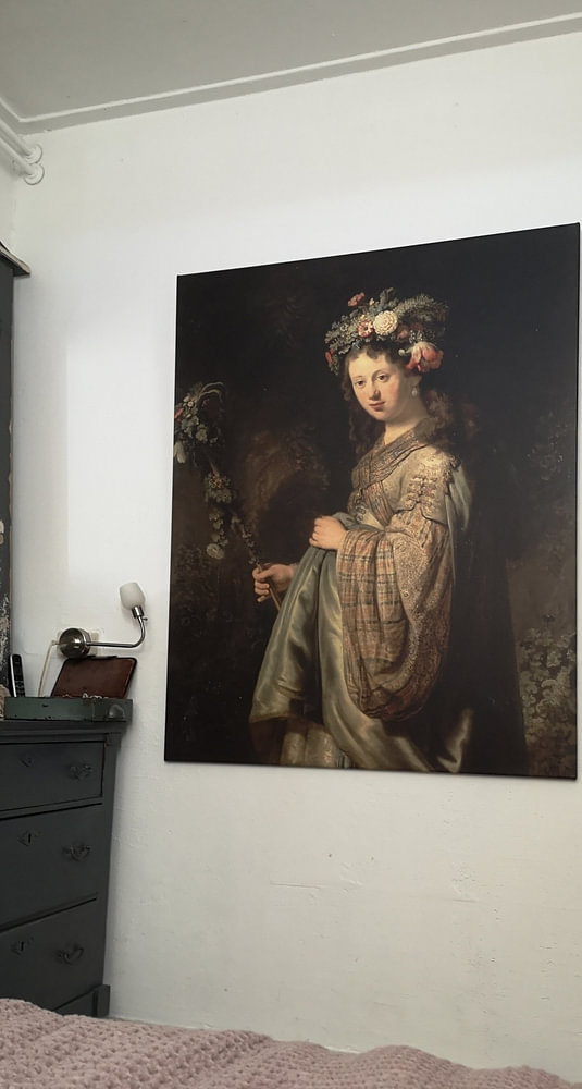 Saskia als Flora - Rembrandt van Rijn