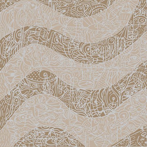 Ondulations de plaisir - Taupe