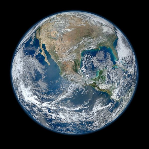 Erde bei Hubble von Brian Morgan