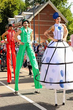Les ampoules rouges, vertes et bleues sont les couleurs de La Vuelta