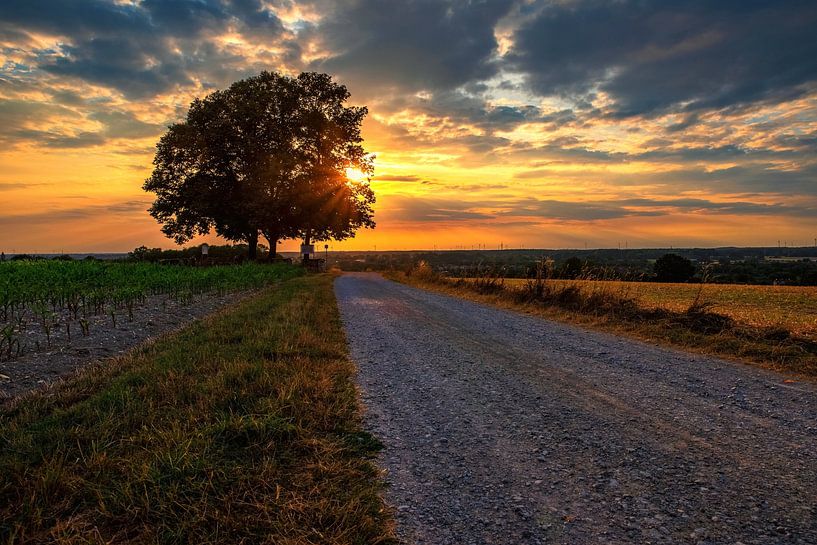 Zonsondergang van Friedhelm Peters