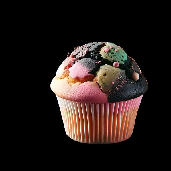 Pink Muffin by FoXo Art