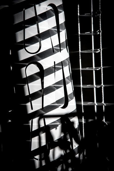 luxaflex fotoposter of  wanddecoratie zwart wit van Edwin Hunter