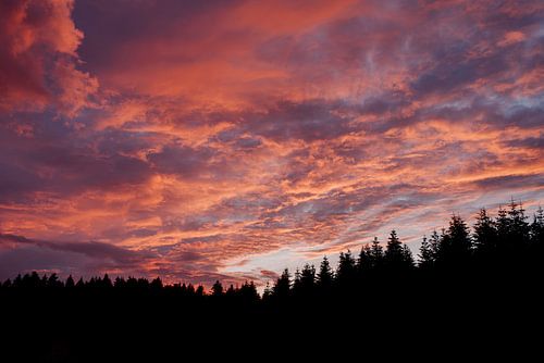 Farbenfroher Sonnenuntergang