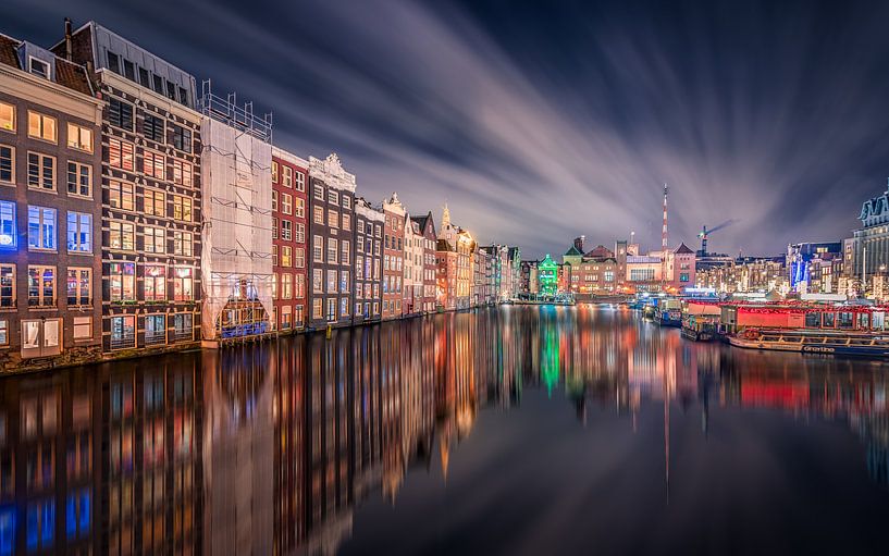 Damrak Amsterdam par Michiel Buijse