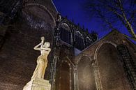 Le monument de la résistance sur la Domplein en face de l'église Dom à Utrecht par Donker Utrecht Aperçu