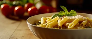 Heerlijke pasta met verse tomaten Gelegenheid van Poster Art Shop