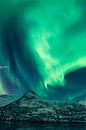 Noorderlicht, Aurora Borealis boven de Lofoten in Noorwegen van Sjoerd van der Wal Fotografie thumbnail