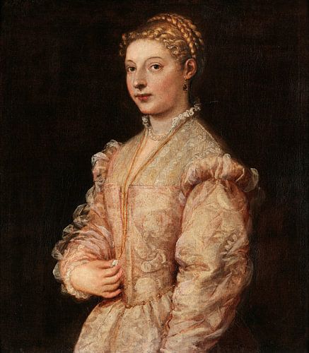 Portret van een jonge vrouw, Titiaan