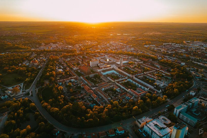 Vue aérienne de Neubrandenburg en 2023 #5 par leonardosilziano