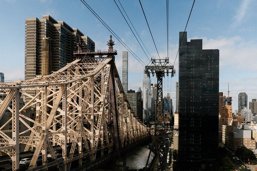 Urban skyline New York City by Wianda Bongen