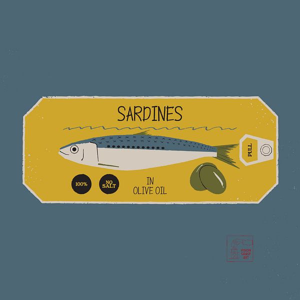Sardinen von Vision Grasp Art