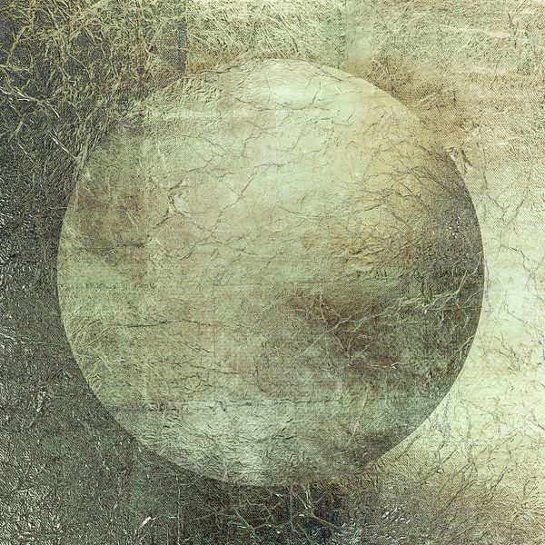 Modern Abstract in minimalism. Silver, bronze. 4 by Alie Ekkelenkamp