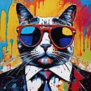PopArt Kat 06.28 van Blikvanger Schilderijen thumbnail