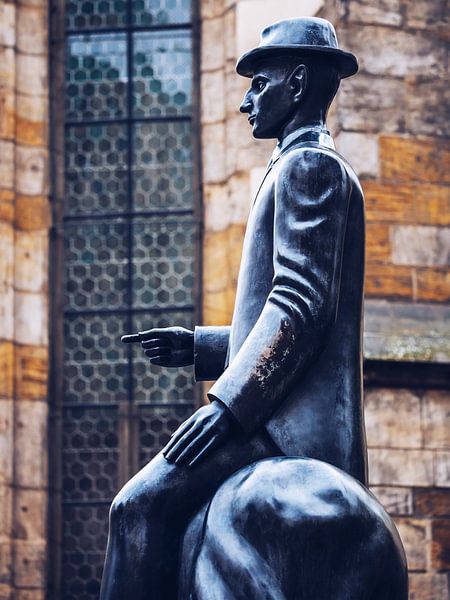 Prag - Franz-Kafka-Denkmal von Alexander Voss