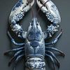 Homard en porcelaine bleue de Delft - Collection spéciale Dunto sur Dunto Venaar