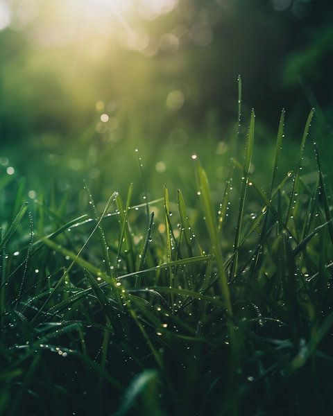 Tautropfenlichtspiel von fernlichtsicht