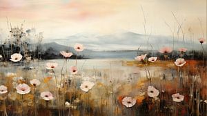 Blumen in Pastellfarben
