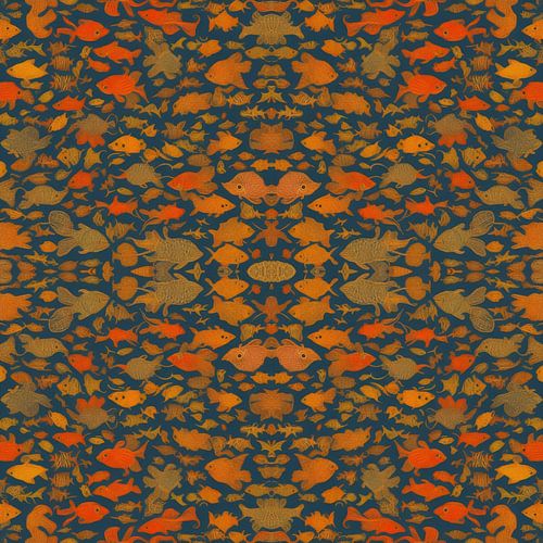 Vissen en decoratieve visvormen design