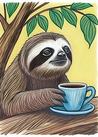 Morning Sloth by Rizal Azhari