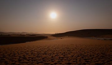 Zonsopkomst in Sossusvlei, Afrika van Anouk Kooiman