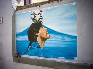Straßenkunst in Neapel