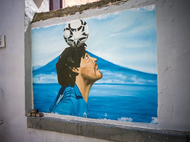 Straatkunst in Napels van t.ART