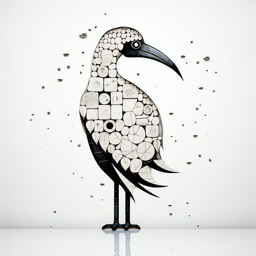 Geometric Grace with wings