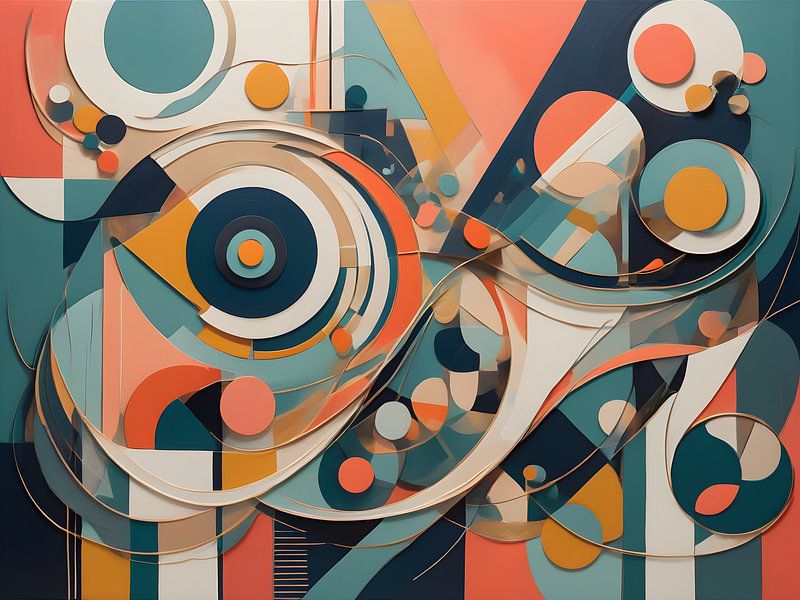 Colourful geometry in motion by Bart Veeken