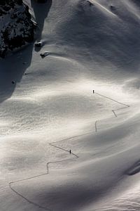 Skitouren in Vorarlberg. St. Anton. von Hidde Hageman